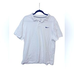 NIKE | Men’s White Polo | Size X-Large